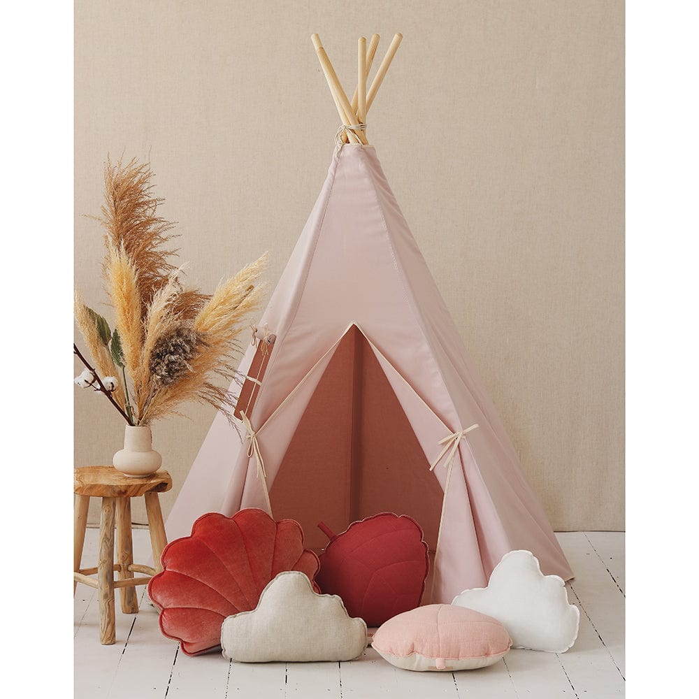 Pink And Beige Teepee Tent - Pink, Beige - Stylemykid.com