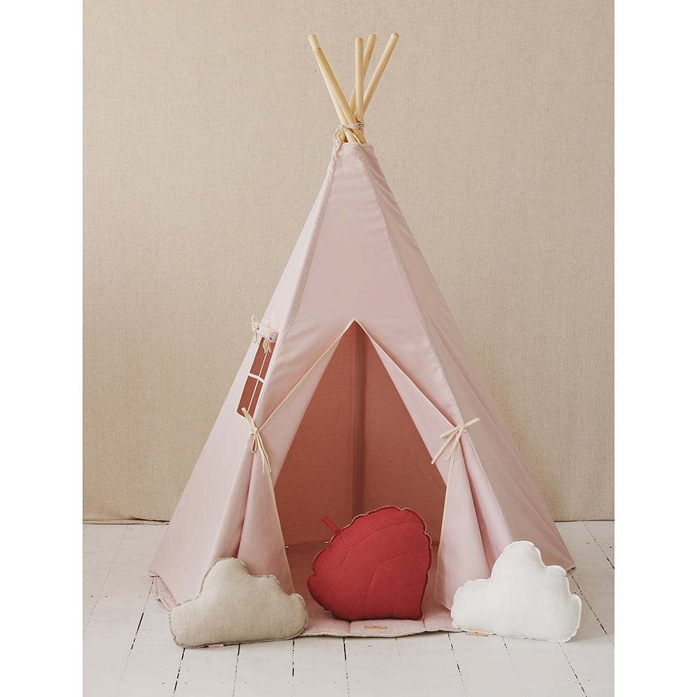 Pink And Beige Teepee Tent - Pink, Beige - Stylemykid.com