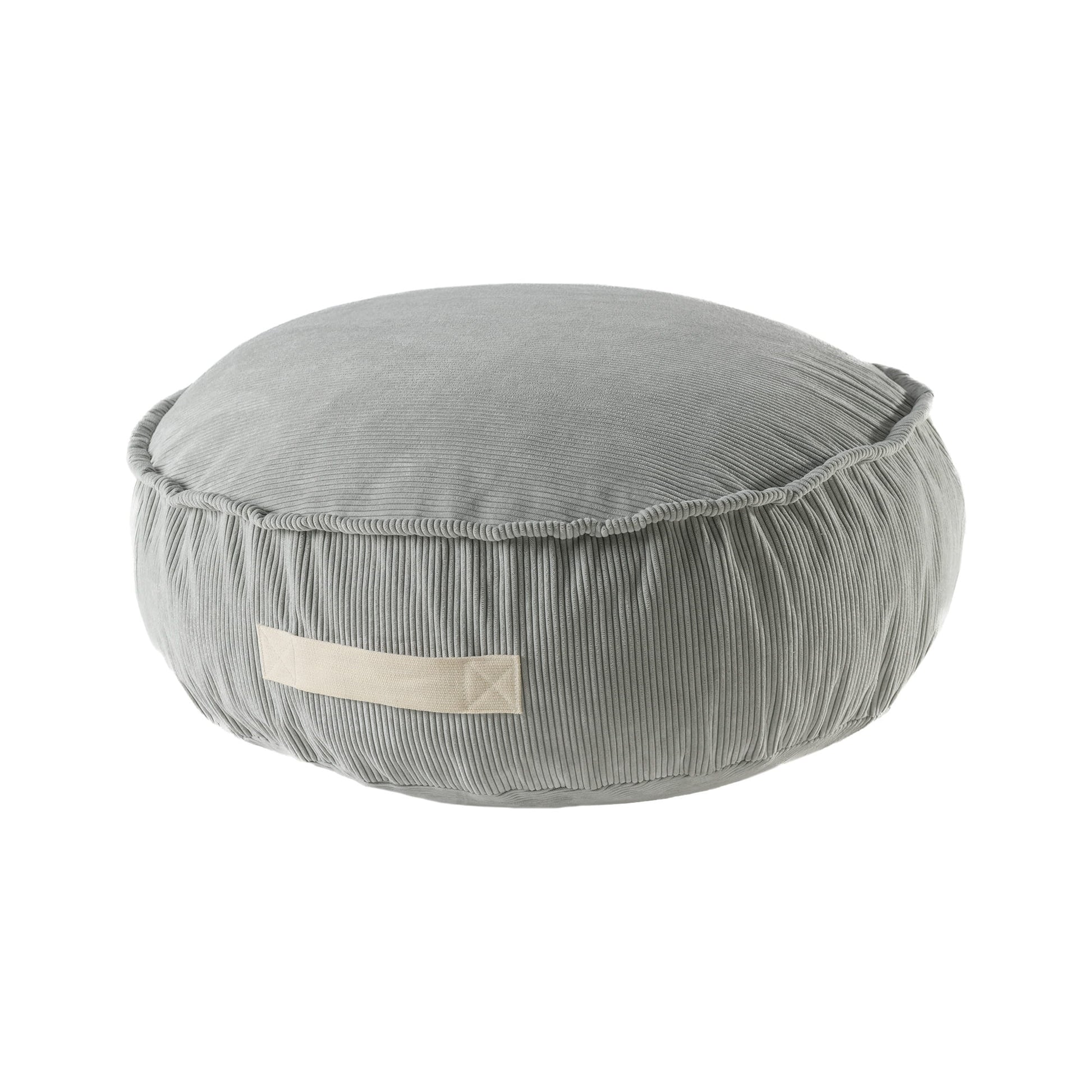 Luxury Corduroy Round Pouffe For Kids By MeowBaby - Stylemykid.com