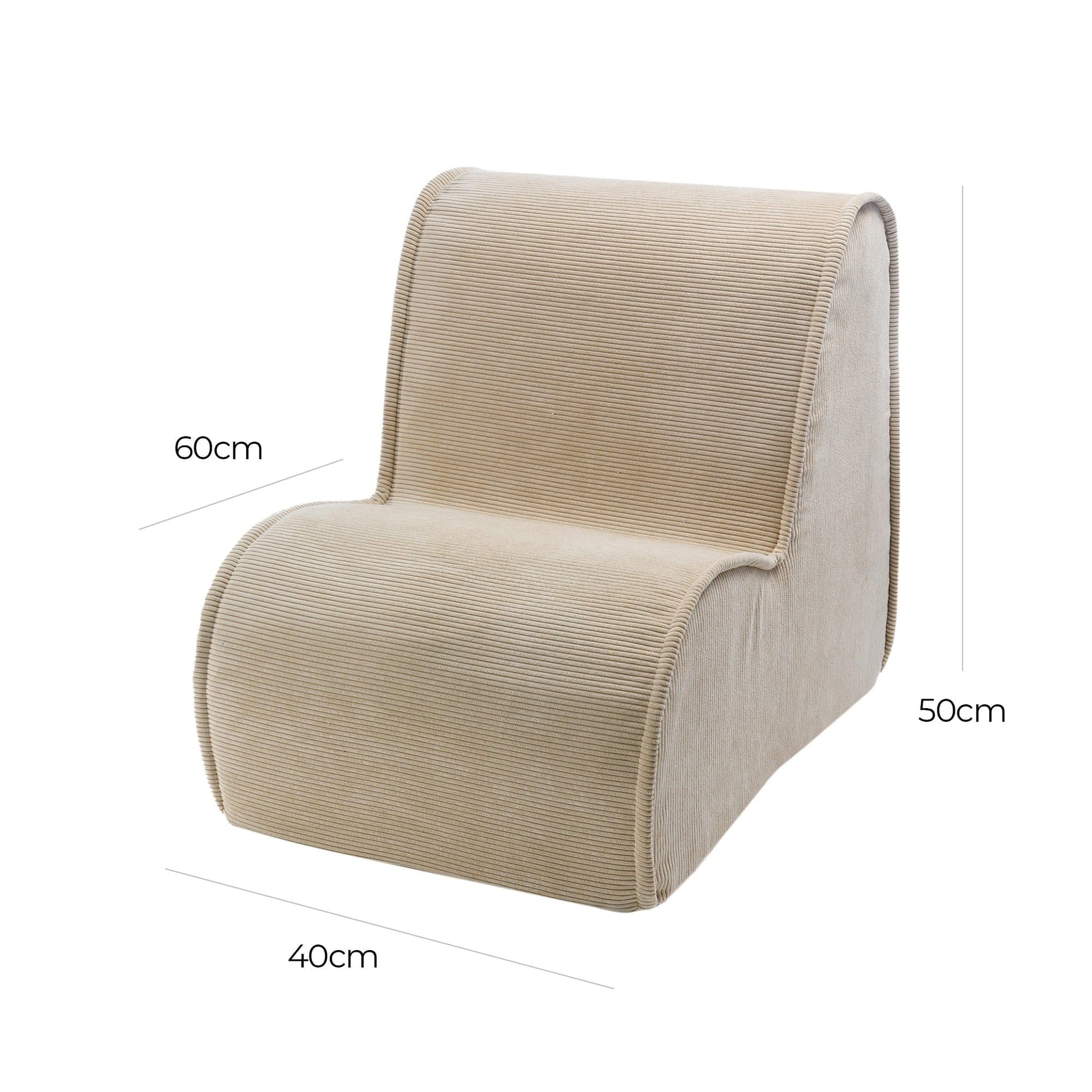 Luxury Corduroy Chair For Kids By MeowBaby - Stylemykid.com